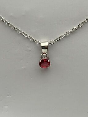 EFFY Princess Cruise Red Pendant Necklace 18” #8
